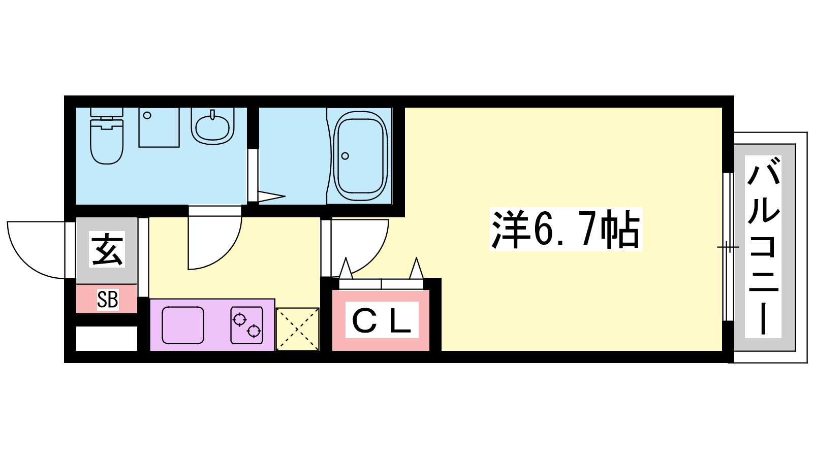 Amelie大塩駅前の間取り