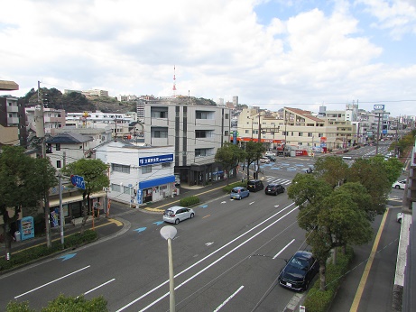 【鹿児島市真砂町のマンションの眺望】