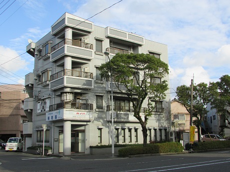 鹿児島市真砂町のマンションの建物外観