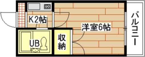 広島市南区西旭町のマンションの間取り