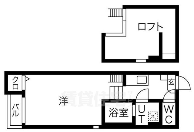 豊中市柴原町のアパートの間取り