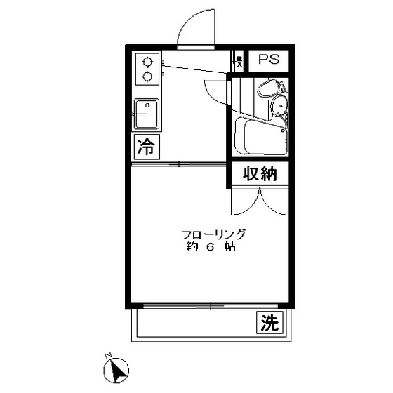 第２本橋コーポの間取り