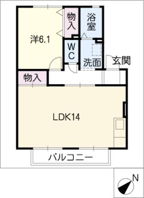 ドミール栄IIの間取り