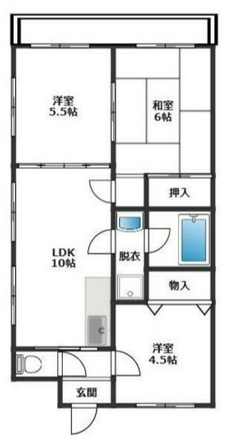 J.S.TERRACEの間取り