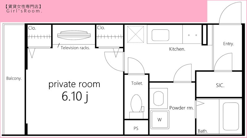 【足立区島根のマンションの間取り】