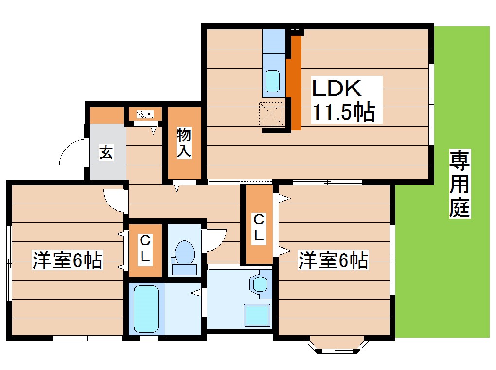 プラージュの間取り