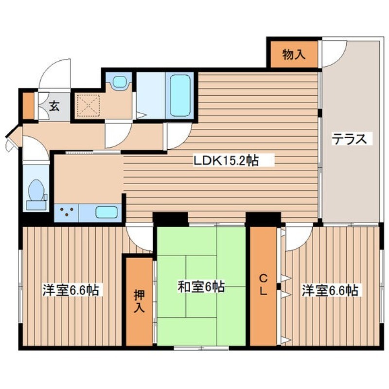 ライフシティ88の間取り