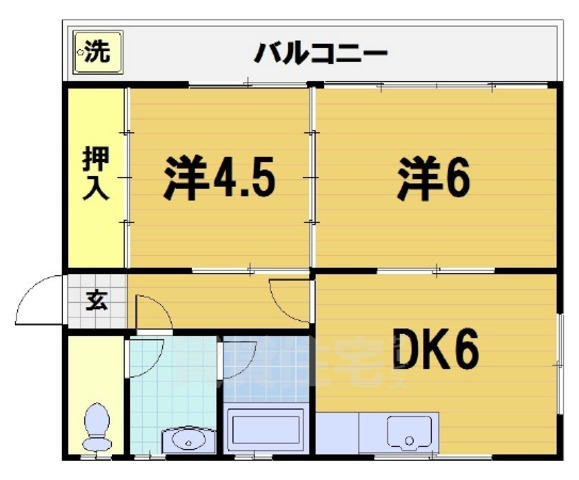 大文字マンションの間取り