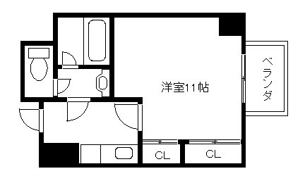 サンフローラ丸太町の間取り