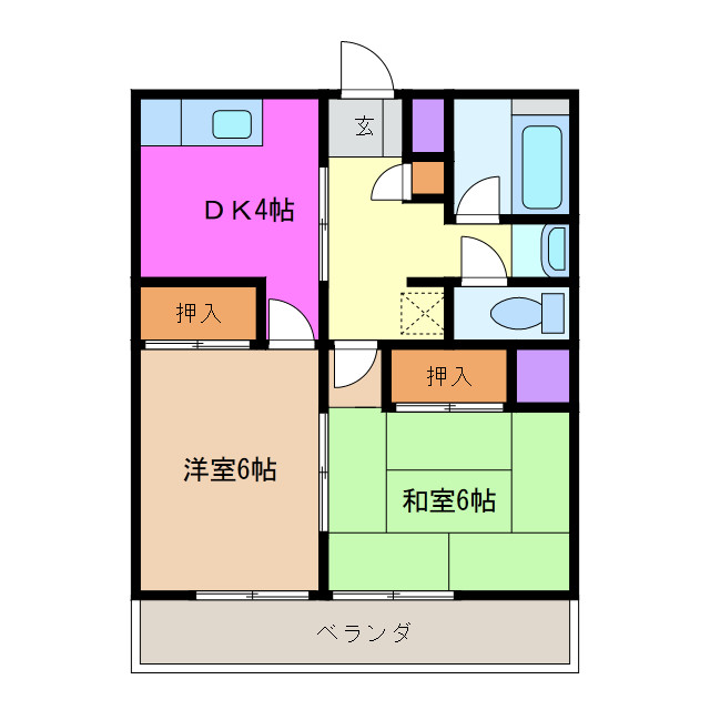 シバタマンションの間取り