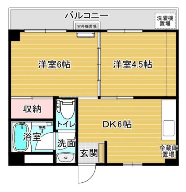 【第２内野ビルの間取り】