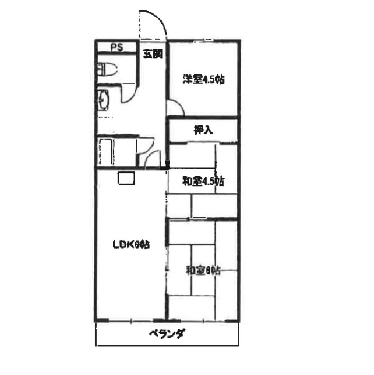 三愛マンションの間取り