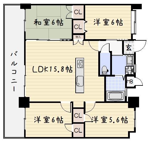 フェルト１２７の間取り