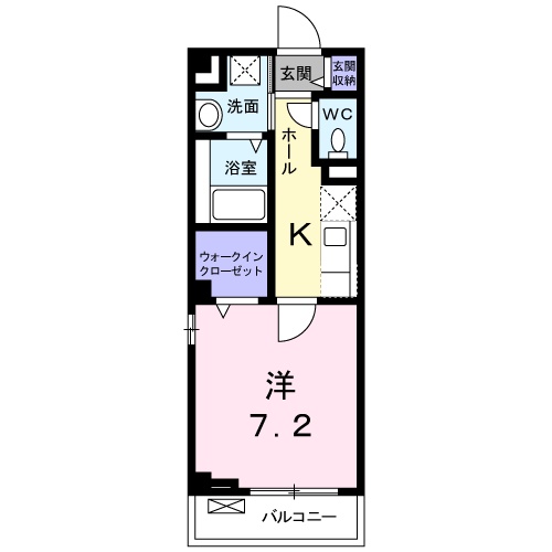 堺市堺区百舌鳥夕雲町のマンションの間取り