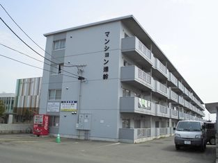 【札幌市白石区本通のマンションの建物外観】