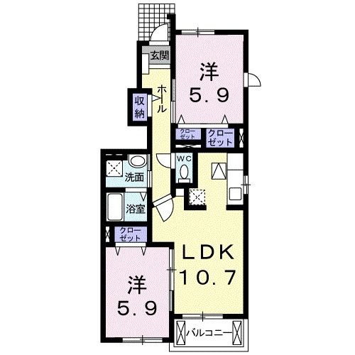 ＩＳＹ５２の間取り