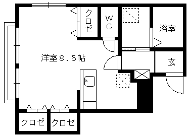 メゾン岩橋の間取り