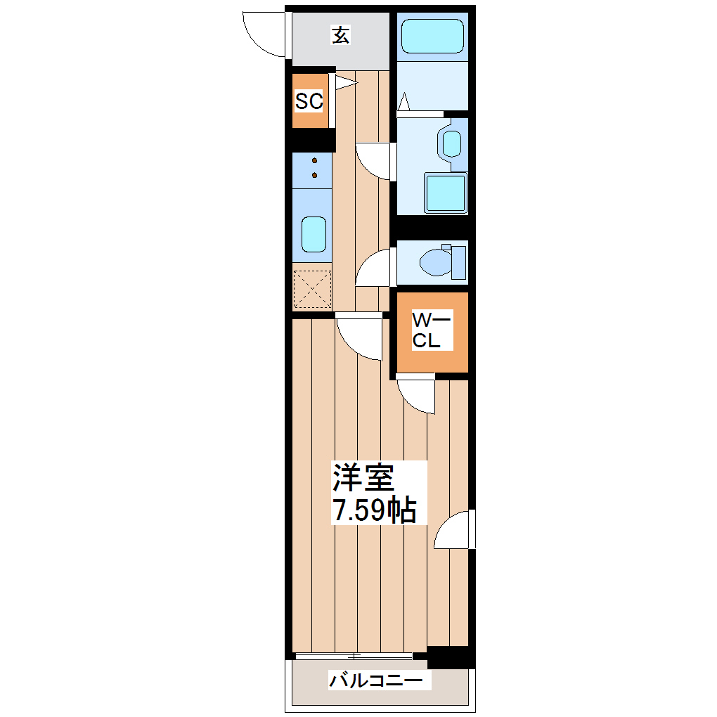 SASHIN河原町の間取り