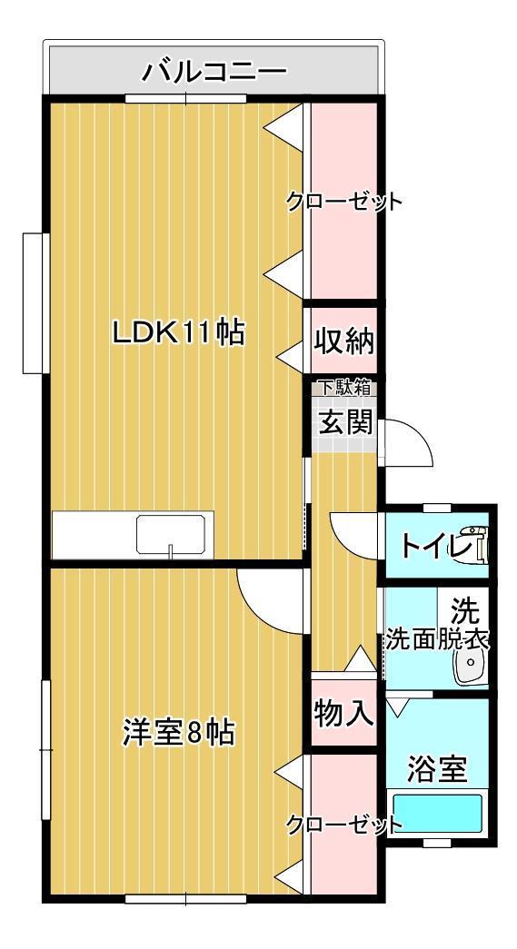 コーポ舞の里の間取り