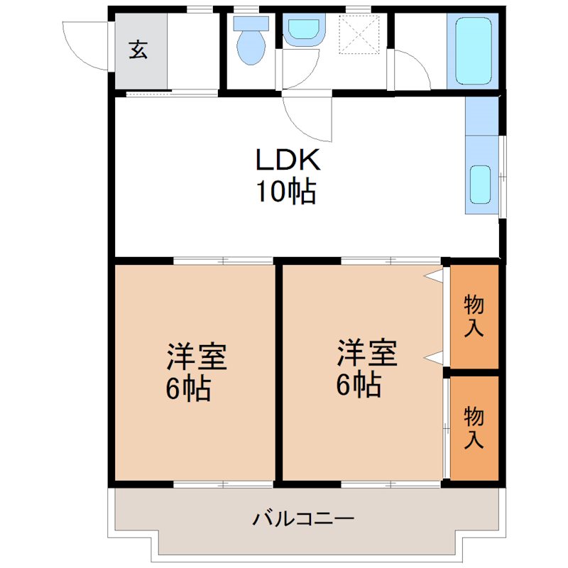 クリスハイツMOKOの間取り