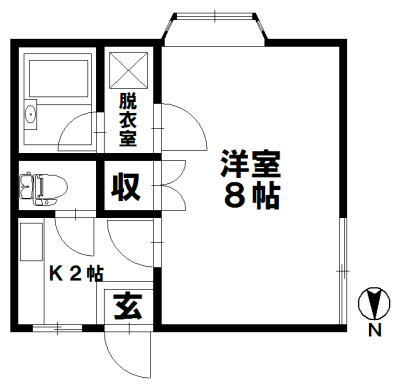 リバーハイツの間取り