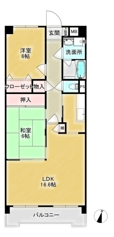 田園パーク土呂の間取り