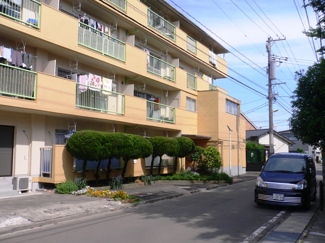 【仙台市青葉区小田原のマンションのバルコニー】