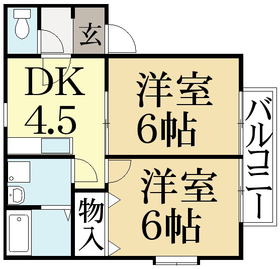 【Espoir諸木の間取り】