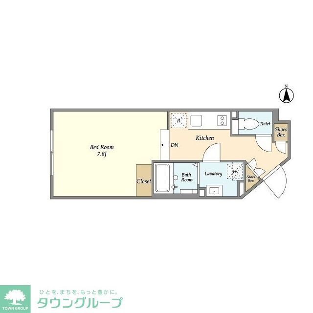 世田谷区羽根木のマンションの間取り