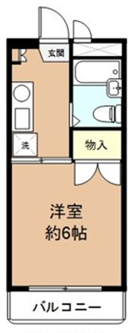 八王子市絹ケ丘のマンションの間取り