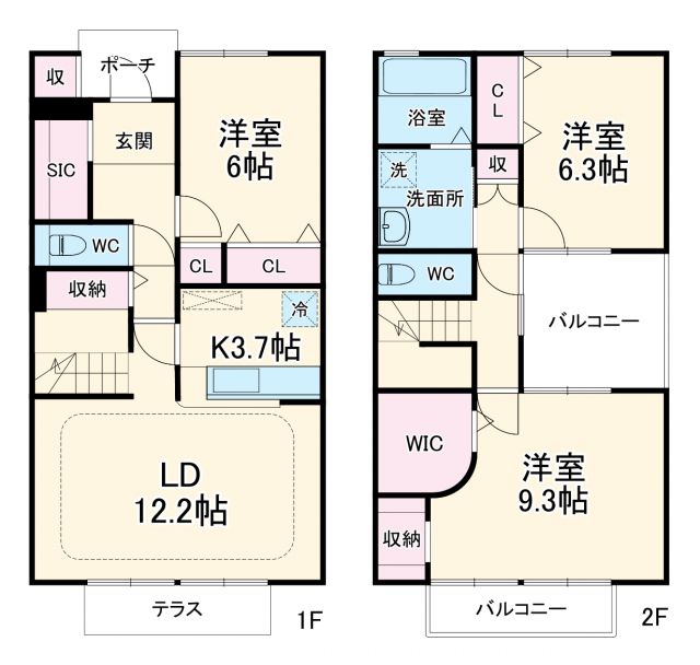 ピアコートの間取り