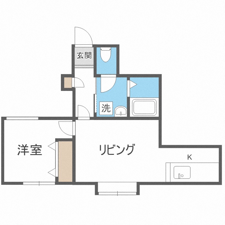 スクエアコートの間取り