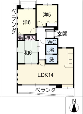 グラヂオーソの間取り