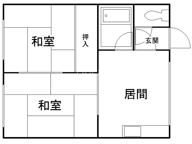 ハイツスバルの間取り