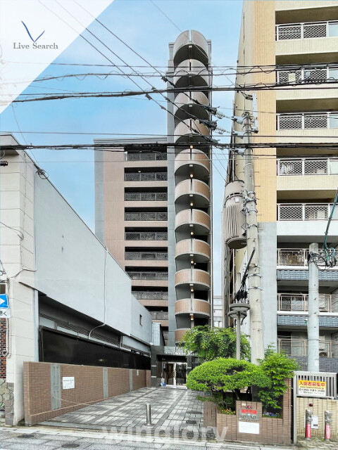 福岡市博多区上呉服町のマンションの建物外観