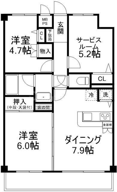 ワコーレ北柏の間取り