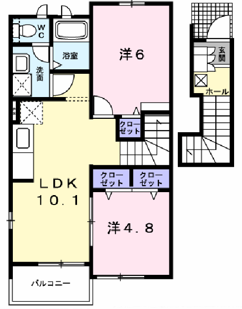 ノエル壱番館の間取り