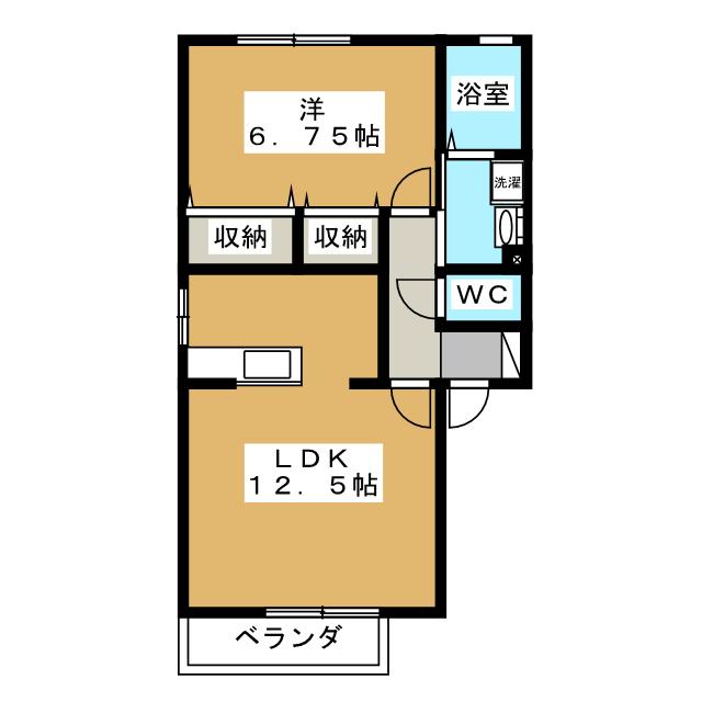 エスポワールＨＡＭＡＮＯ　Ａの間取り