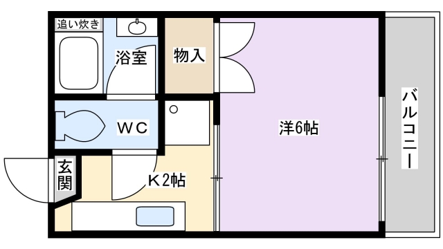 フェニックスハイツA棟の間取り