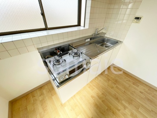 キッチン　ガスコンロ使用可能！