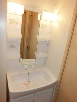 コーポ雅　洗面設備　洗髪洗面化粧台