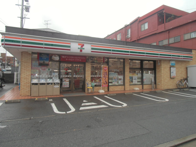 コンビニ　【セブンイレブン戸畑境川店】（コンビニ）まで334m