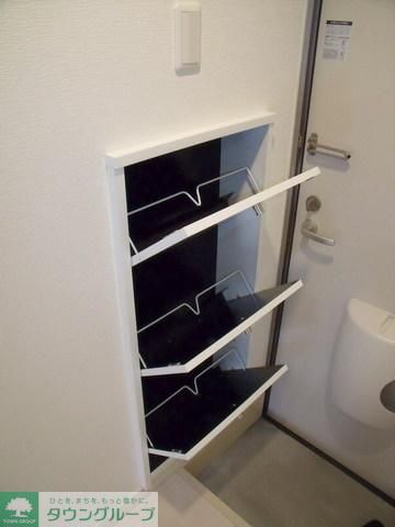 玄関　シューズボックス付きの玄関です