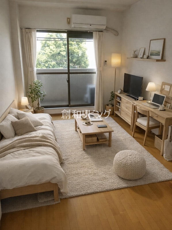 居室・リビング　家具・インテリアはCGです