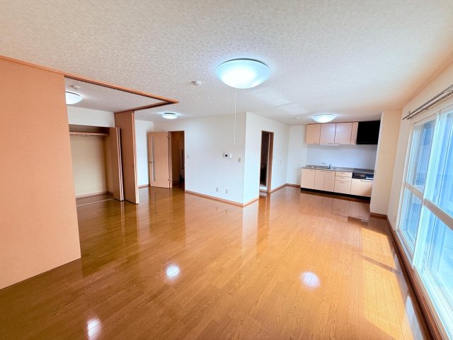 居室・リビング　LDK＋洋室開口して26帖で広いです