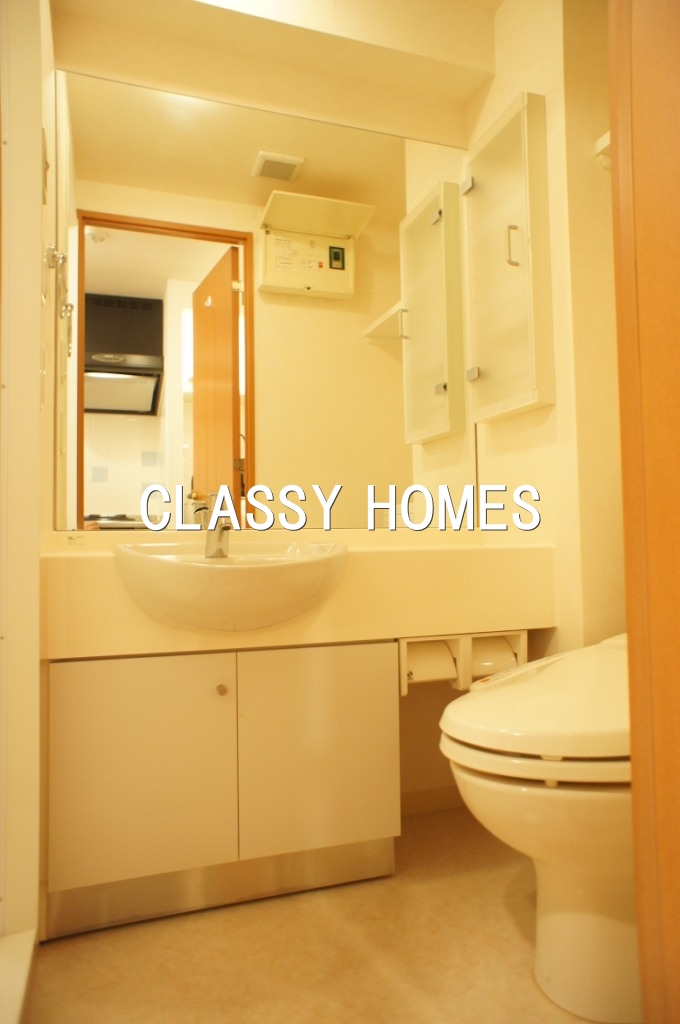 洗面設備　2006年竣工　分譲賃貸マンション：洗面台