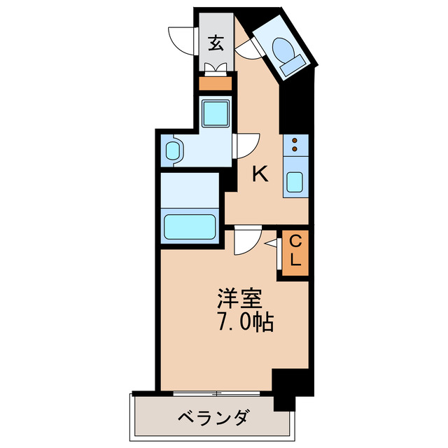 エスリード新栄テセラの間取り写真