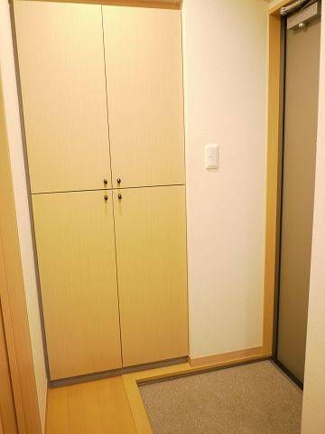 玄関　■モニタ付インターホン付き玄関■シューズラック■ダウンライト