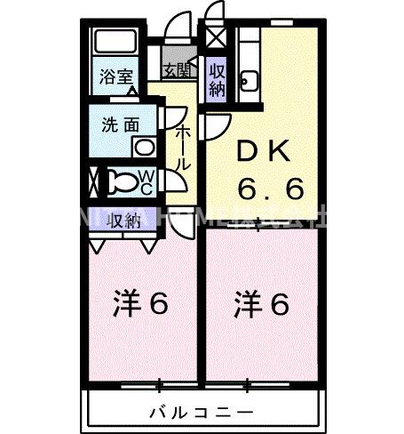 ポポラーレの間取り写真