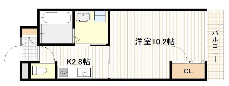 ＪＲ山陽本線 宮内串戸駅 徒歩15分 4階建 築18年の間取り写真